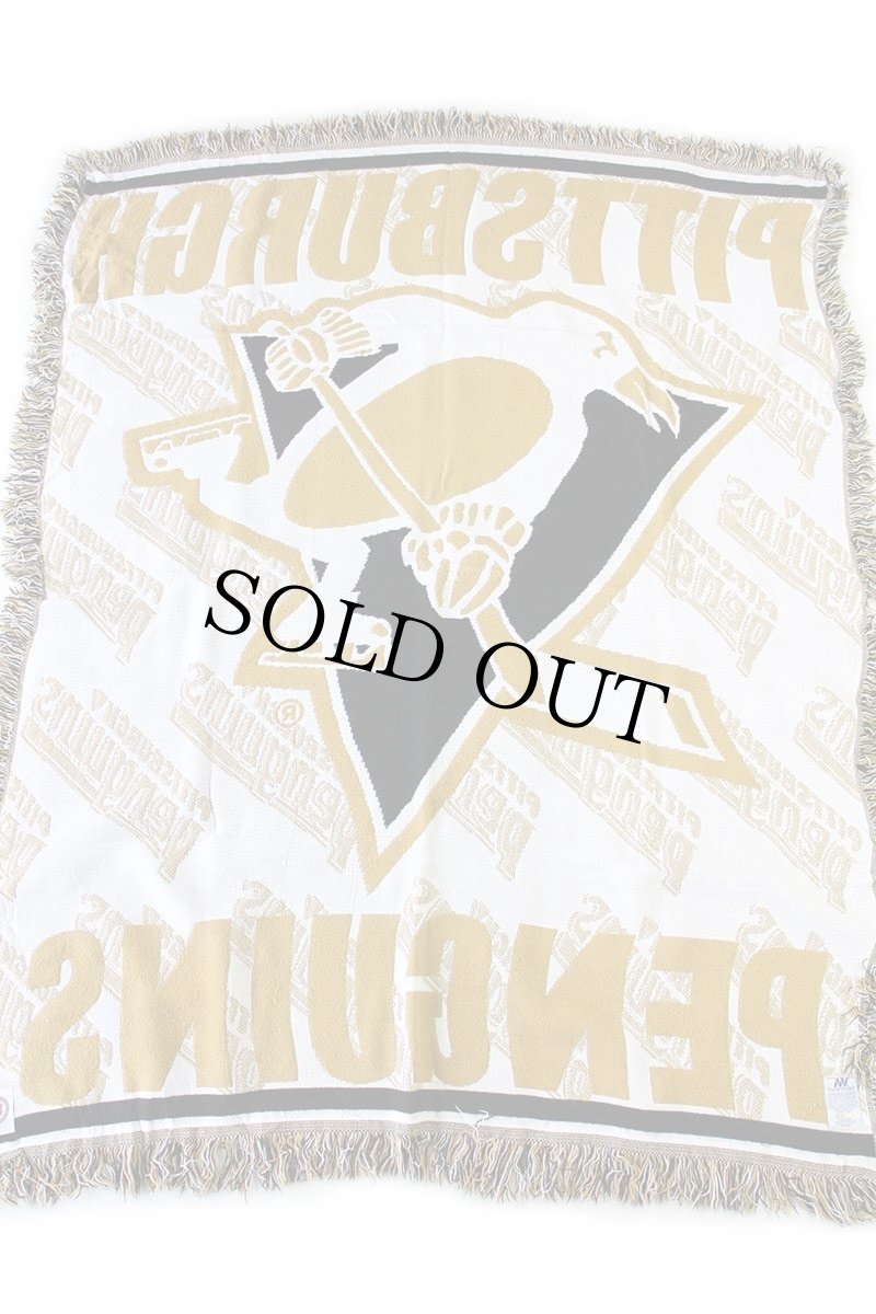 画像3: 90s USA製 NHL PITTSBURGH PENGUINS アクリル ラグ (3)
