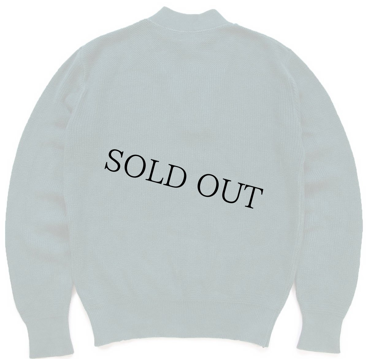 画像2: 80s USA製 L.L.Bean 5ボタン ヘンリーネック コットンニット セーター 緑 M (2)