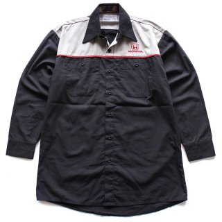 90s FOX RACING HONDAホンダ モトクロス レーシングシャツ M