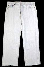 画像2: 90s USA製 Levi'sリーバイス 501 カットオフ デニムパンツ アイスブルー w42★SDP3442 (2)