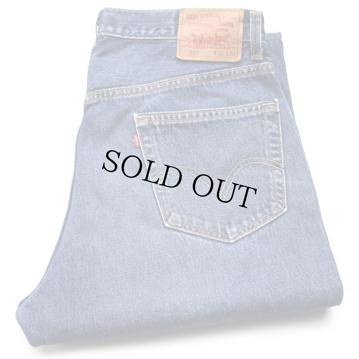 画像1: 00s USA製 Levi'sリーバイス 505 デニムパンツ w36 L30★SDP3170 (1)