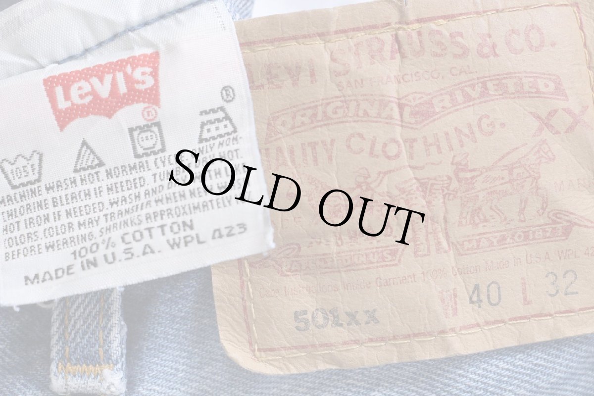 画像6: 90s USA製 Levi'sリーバイス 501 デニムパンツ w40★153  (6)