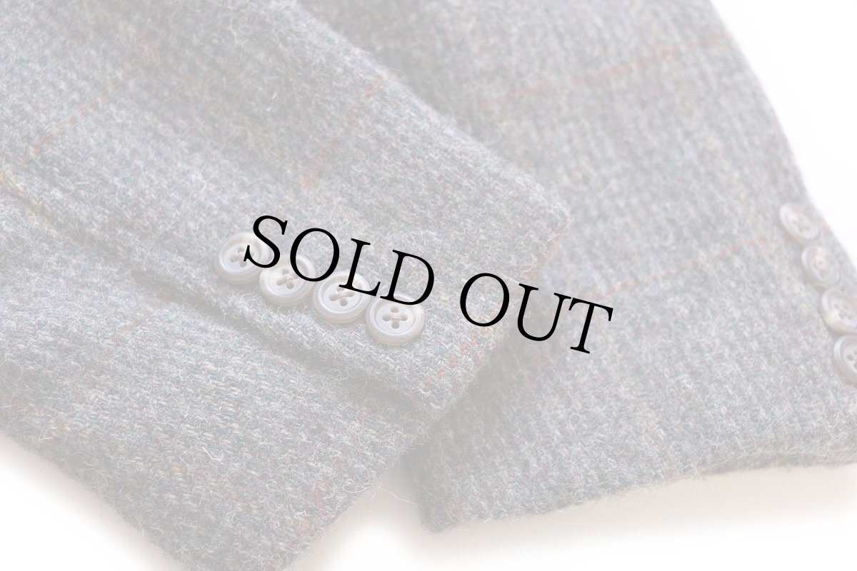 画像8: 80s ポロ ラルフローレン Neiman Marcus チェック チンスト付き 2つボタン ツイード ウール テーラードジャケット★ブレザー (8)