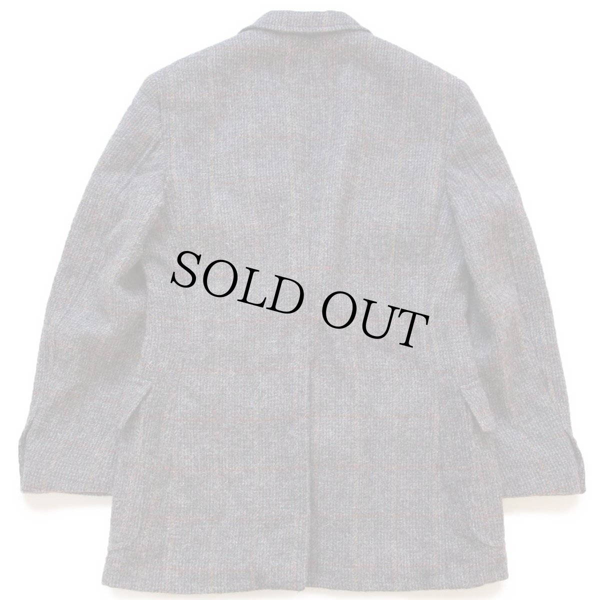 画像2: 80s ポロ ラルフローレン Neiman Marcus チェック チンスト付き 2つボタン ツイード ウール テーラードジャケット★ブレザー (2)