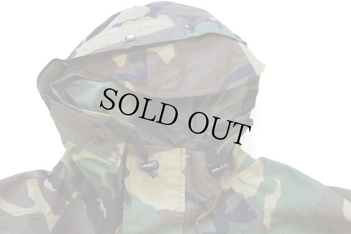 画像3: 00s 米軍 U.S.ARMY ECWCS GEN1 ウッドランドカモ GORE-TEXゴアテックスパーカー S-S (3)