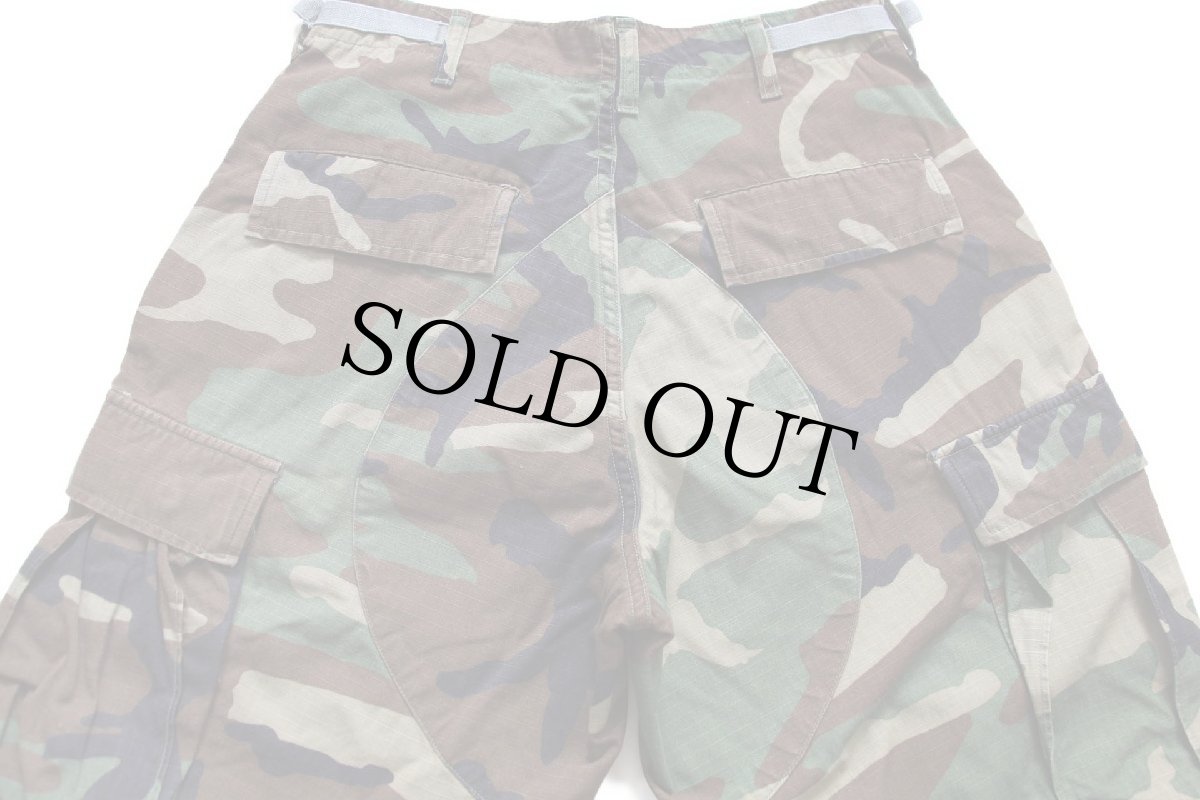 画像5: 90s 米軍 U.S.ARMY ウッドランドカモ BDU カーゴパンツ S-R (5)