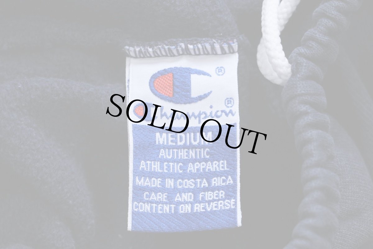 画像6: 90s Championチャンピオン スクリプト ロゴ刺繍 スウェットパンツ 紺 M (6)