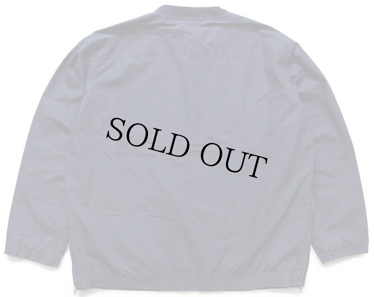 画像2: 00s POLO GOLF ラルフローレン ワンポイント 前V プルオーバー コットン×ポリエステルジャケット 紺 XL (2)