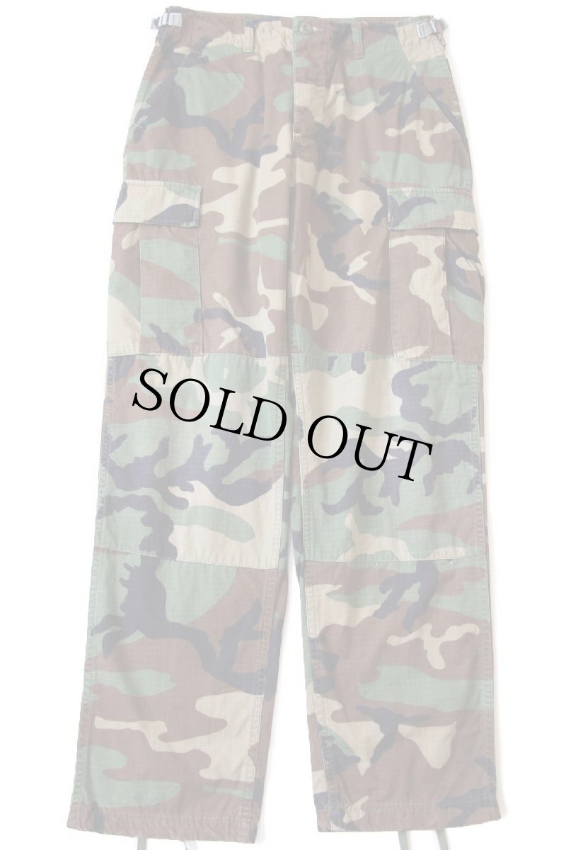 画像2: 90s 米軍 U.S.ARMY ウッドランドカモ BDU カーゴパンツ S-R (2)