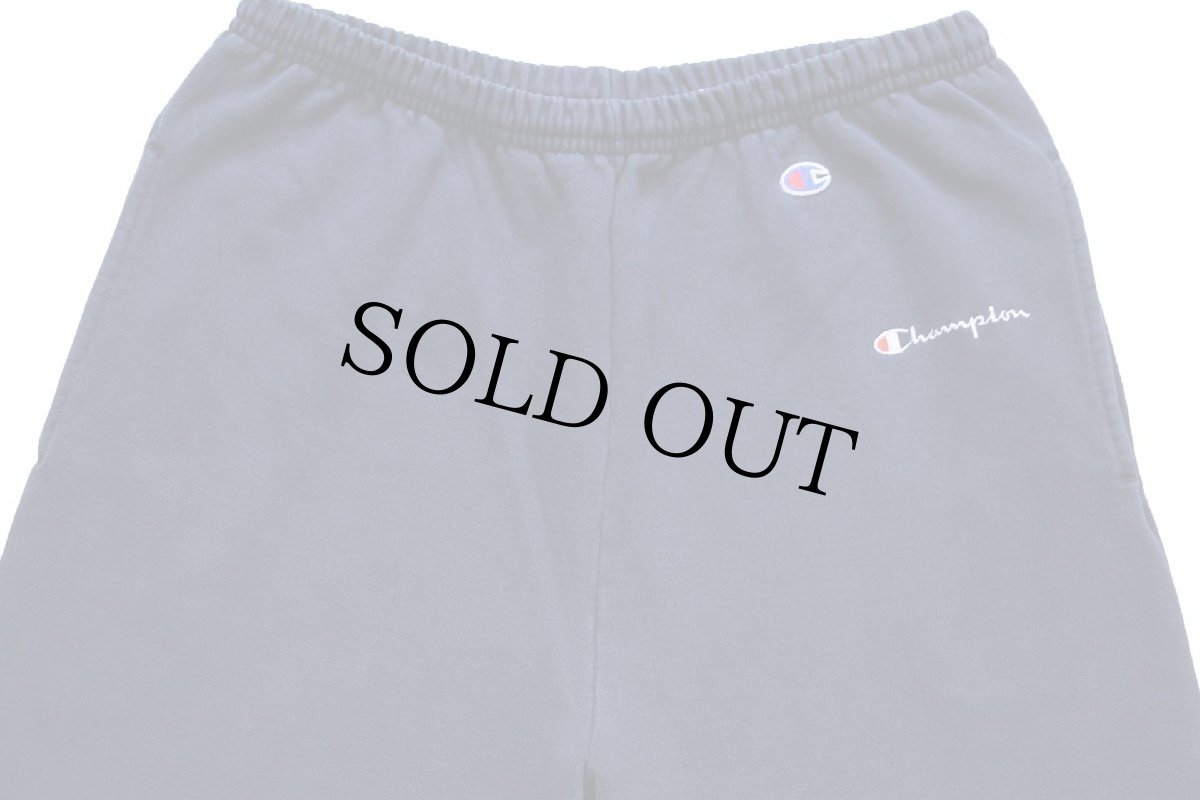 画像4: 90s Championチャンピオン スクリプト ロゴ刺繍 スウェットパンツ 紺 M (4)