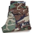 90s 米軍 U.S.ARMY ウッドランドカモ BDU カーゴパンツ S-R