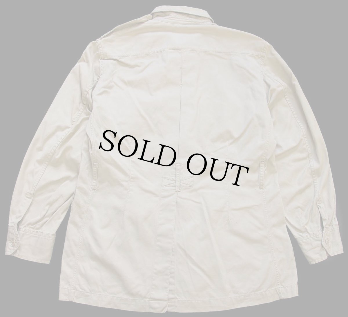 画像2: 50s 米軍 USAF コットン トロピカルジャケット タン 38S (2)