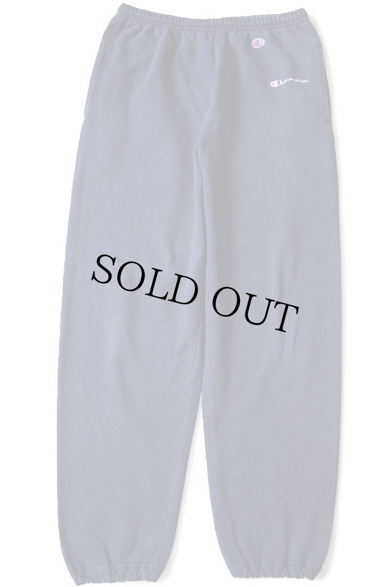 画像2: 90s Championチャンピオン スクリプト ロゴ刺繍 スウェットパンツ 紺 M (2)