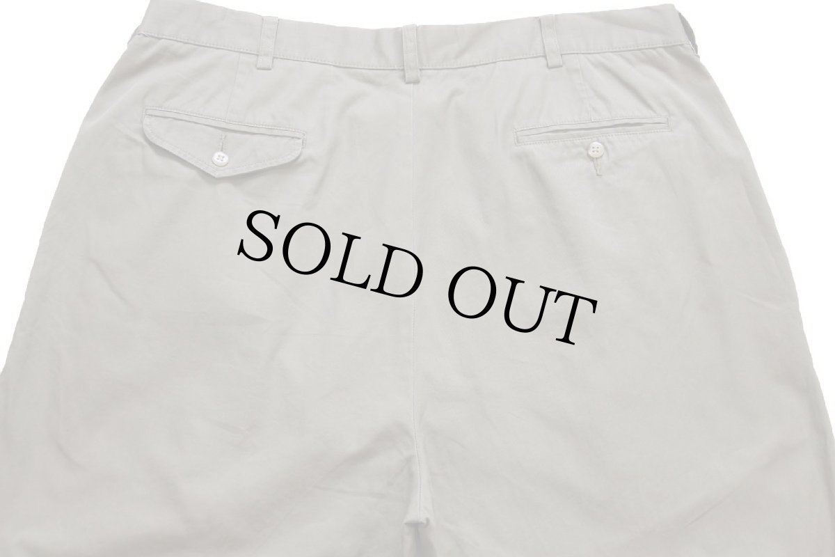 画像5: 00s ポロ ラルフローレン HAMMOND PANT ツータック コットンパンツ グレーブラウン w38 L30★309 (5)