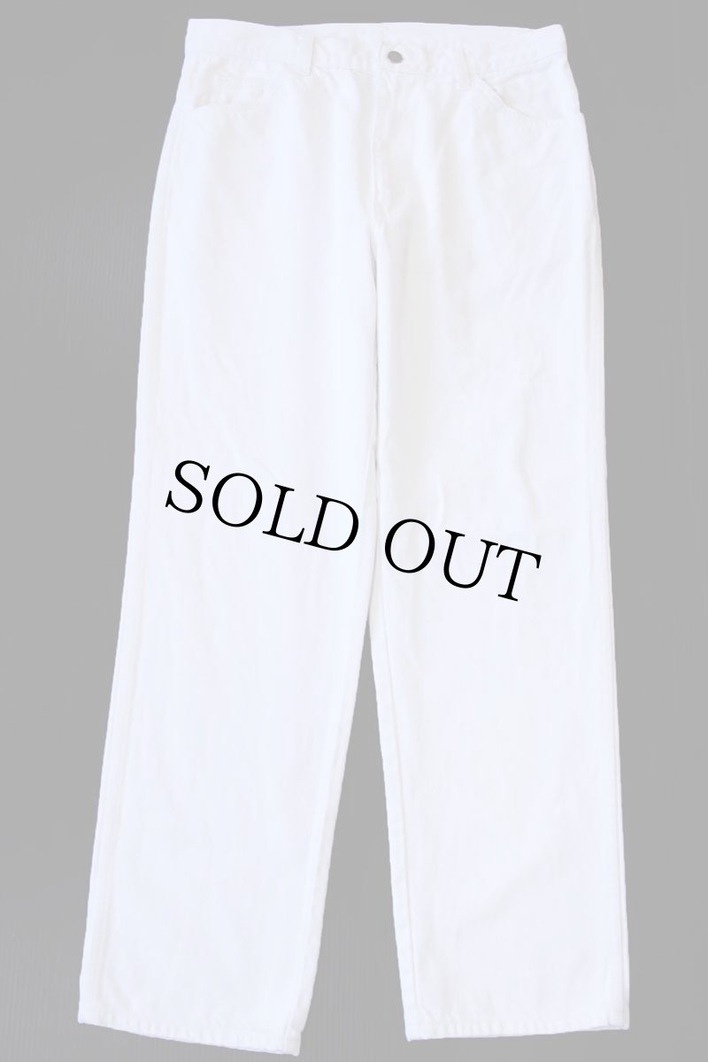 画像2: 90s Calvin Kleinカルバンクライン ホワイト デニムパンツ W33 (2)