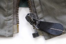 画像6: 80s USA製 ALPHAアルファ APOLLO 15号 パッチ付き スタンドカラー 中綿入り コットン フライトベスト XXL★特大 (6)
