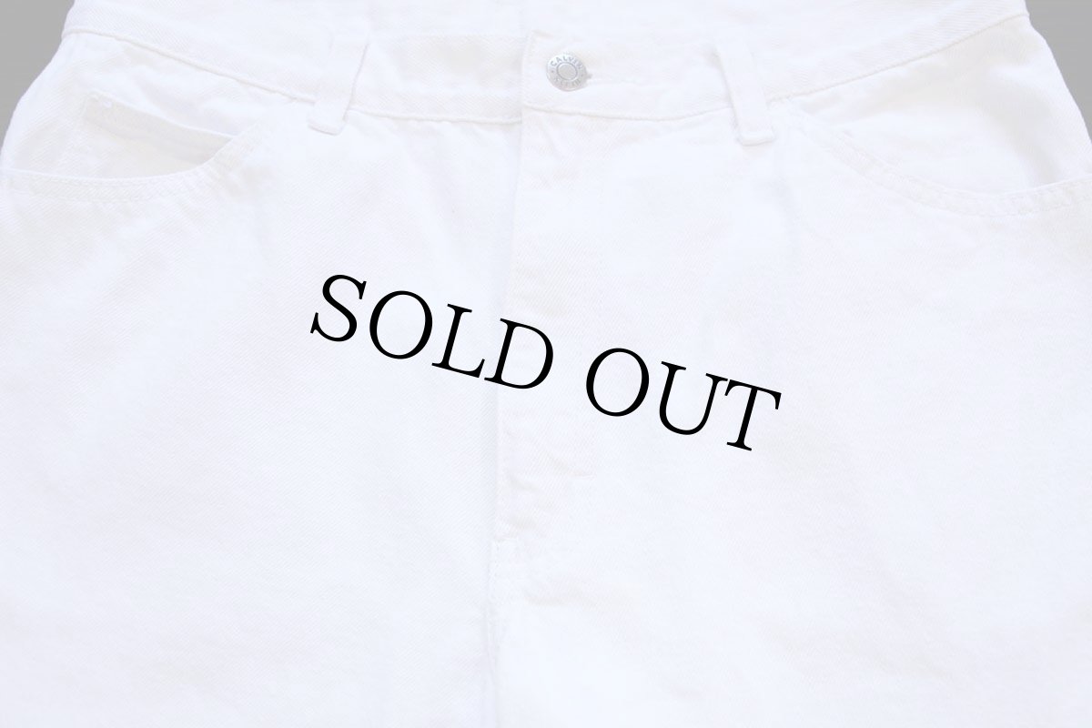 画像4: 90s Calvin Kleinカルバンクライン ホワイト デニムパンツ W33 (4)