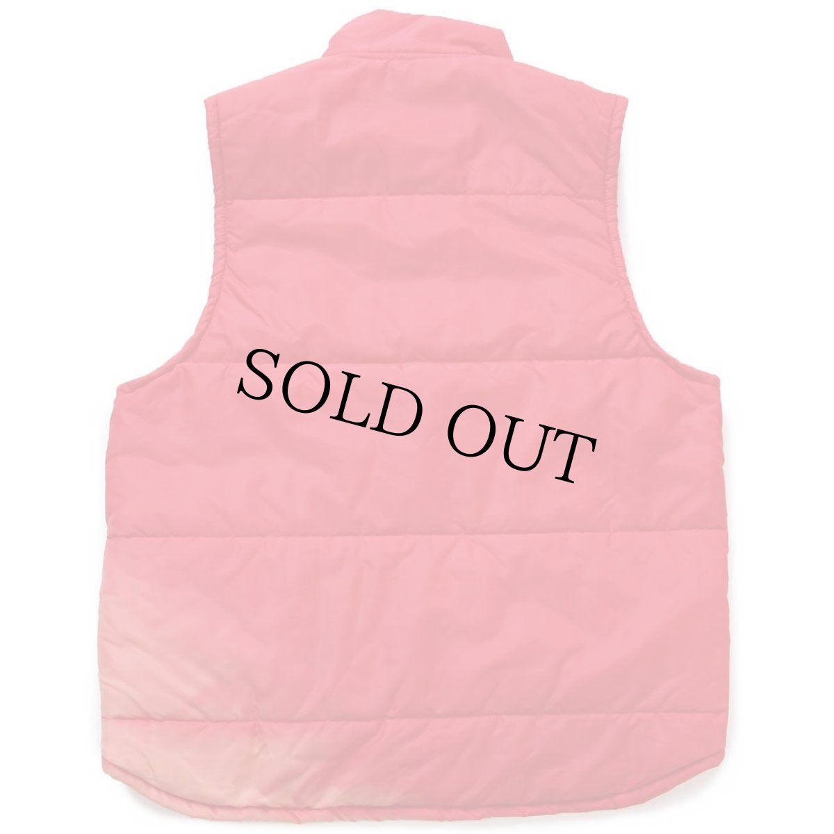 画像2: 80s USA製 Pla-Jac Dunbrooke Contractor's REED Bit Service 中綿入り ナイロンベスト 赤 フェード M (2)