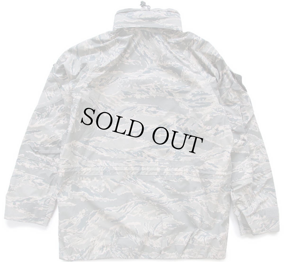 画像2: 00s 米軍 USAF APECS ABU デジタル タイガーカモ GORE-TEX ゴアテックスパーカー S-S (2)