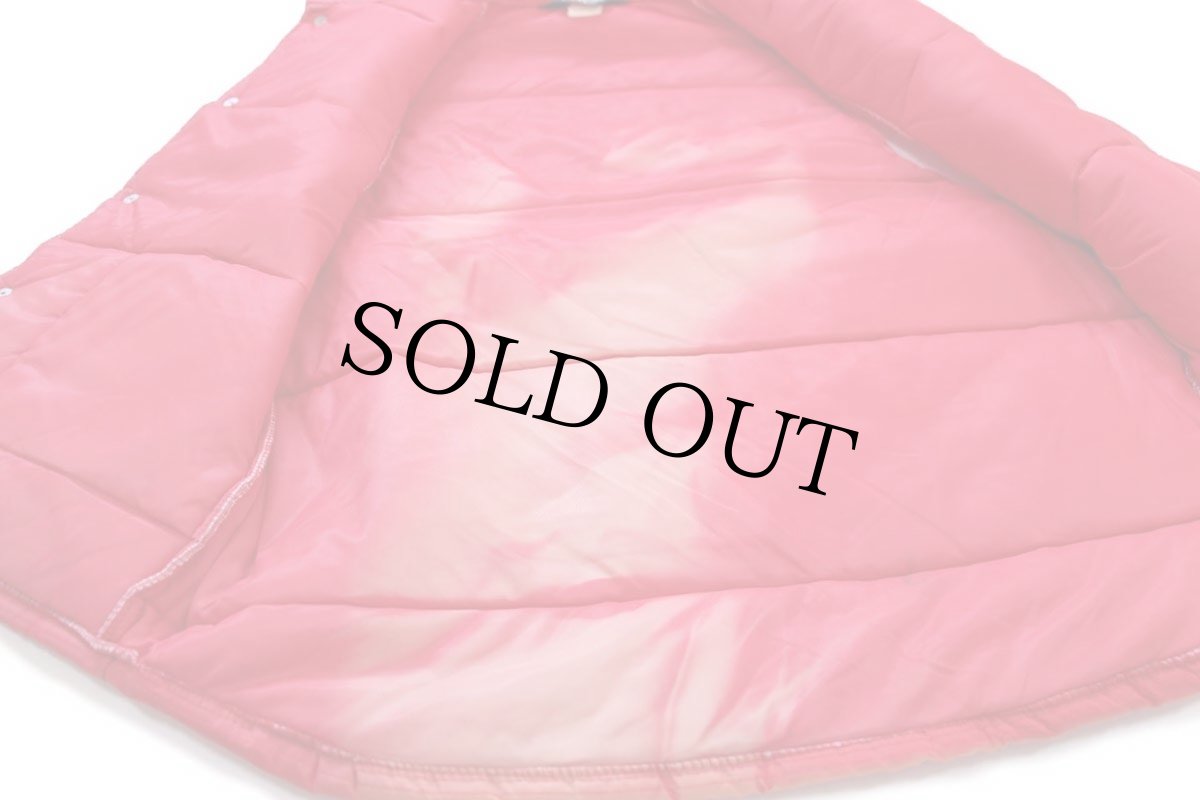 画像5: 80s USA製 Pla-Jac Dunbrooke Contractor's REED Bit Service 中綿入り ナイロンベスト 赤 フェード M (5)