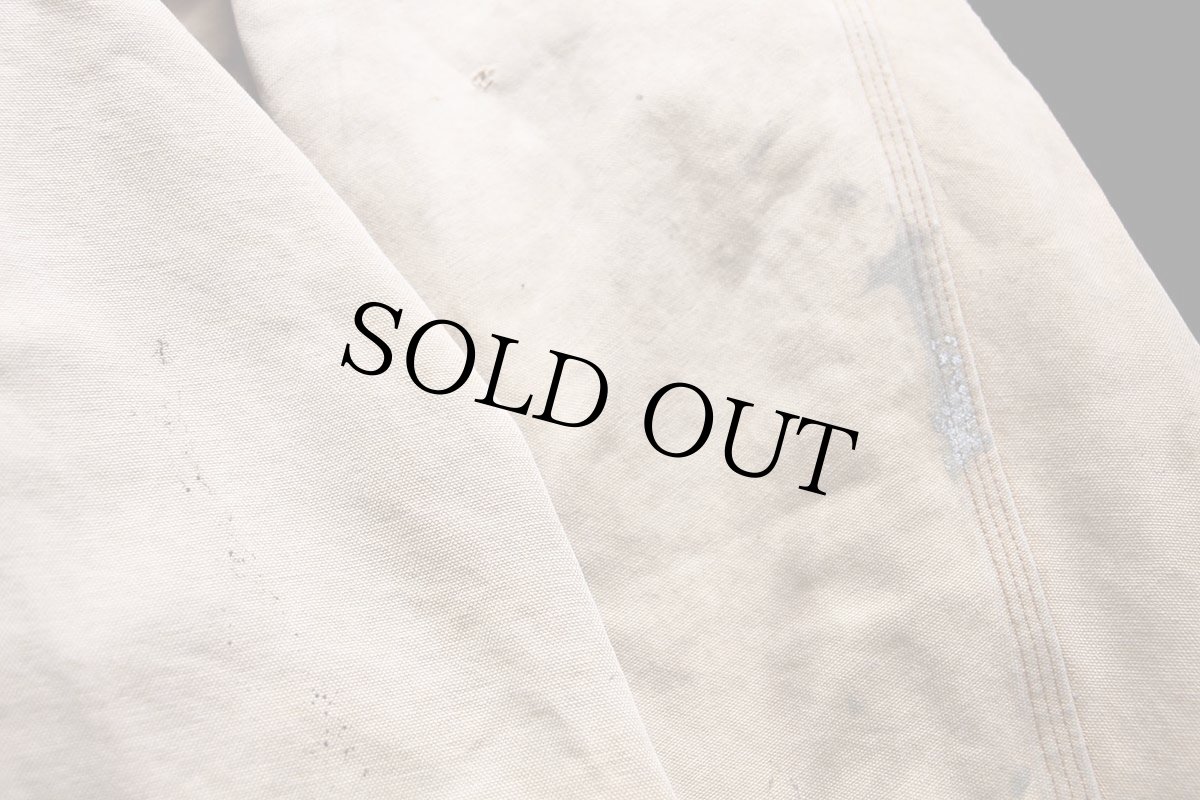 画像7: carharttカーハート 裏サーマル ダック地 アクティブジャケット パーカー ボロ 茶 フェード 特大 (7)