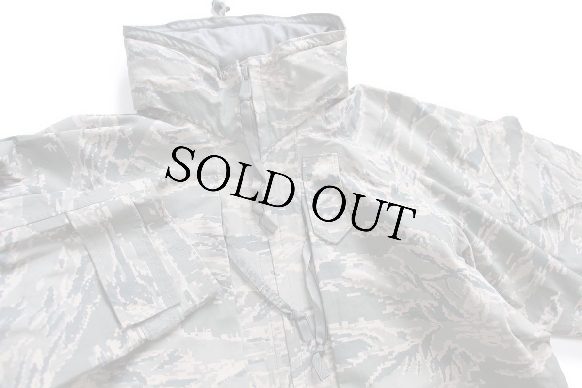 画像3: 00s 米軍 USAF APECS ABU デジタル タイガーカモ GORE-TEX ゴアテックスパーカー S-S (3)