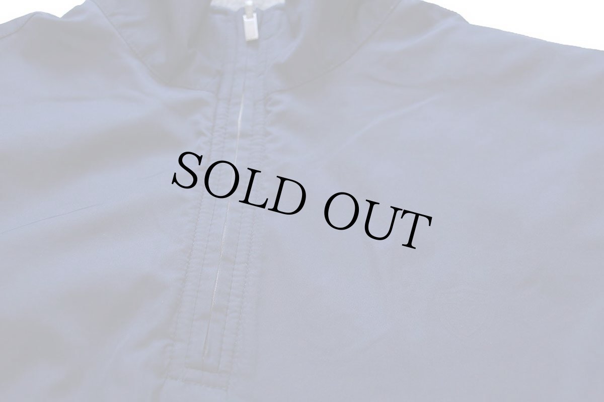 画像8: 00s POLO GOLF ラルフローレン ハイネック ハーフジップ プルオーバー リバーシブル フリース×ナイロン ジャケット 杢グレー×紺 L (8)