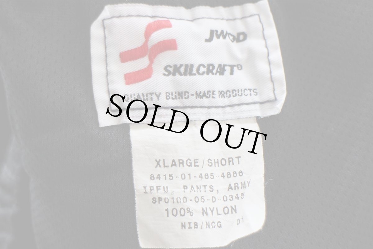画像6: 00s 米軍 U.S.ARMY IPFU トレーニング ナイロンパンツ 黒 XL/S★72 PFU (6)
