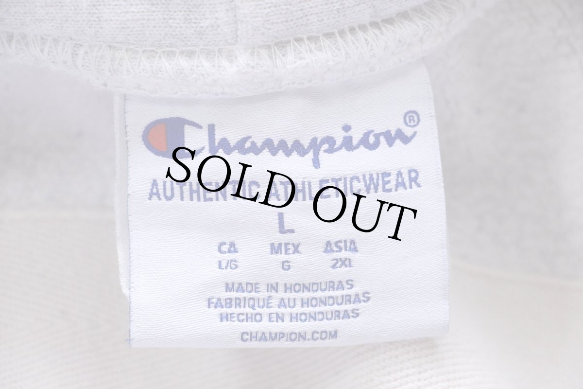 画像4: Championチャンピオン 米軍 NAVY U.S.NAVAL ACADEMY ロゴ リバースウィーブ スウェットパーカー 杢グレー★特大 フーディー (4)