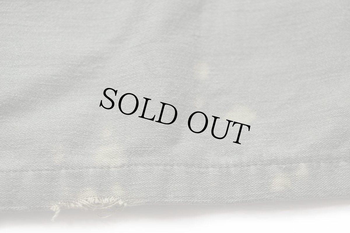 画像6: 70s 米軍 U.S.ARMY コットンサテン ユーティリティシャツ オリーブグリーン 16.5★I (6)