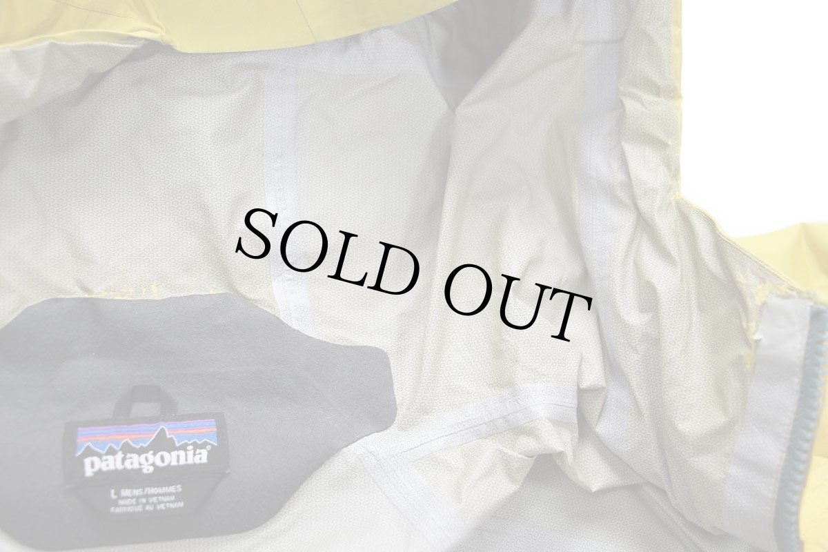 画像6: patagoniaパタゴニア h2no Torrentshell Jacket バイカラー トレントシェル ナイロンパーカー イエロー×グレー L (6)