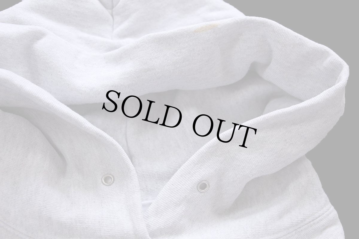 画像6: Championチャンピオン 米軍 NAVY U.S.NAVAL ACADEMY ロゴ リバースウィーブ スウェットパーカー 杢グレー★特大 フーディー (6)