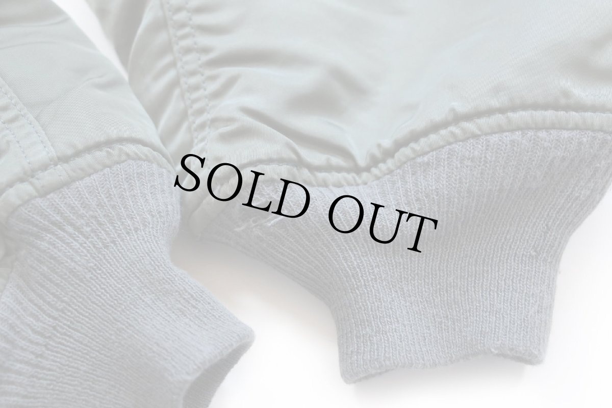 画像8: 90s USA製 ALPHAアルファ MA-1 フライトジャケット オリーブ M (8)