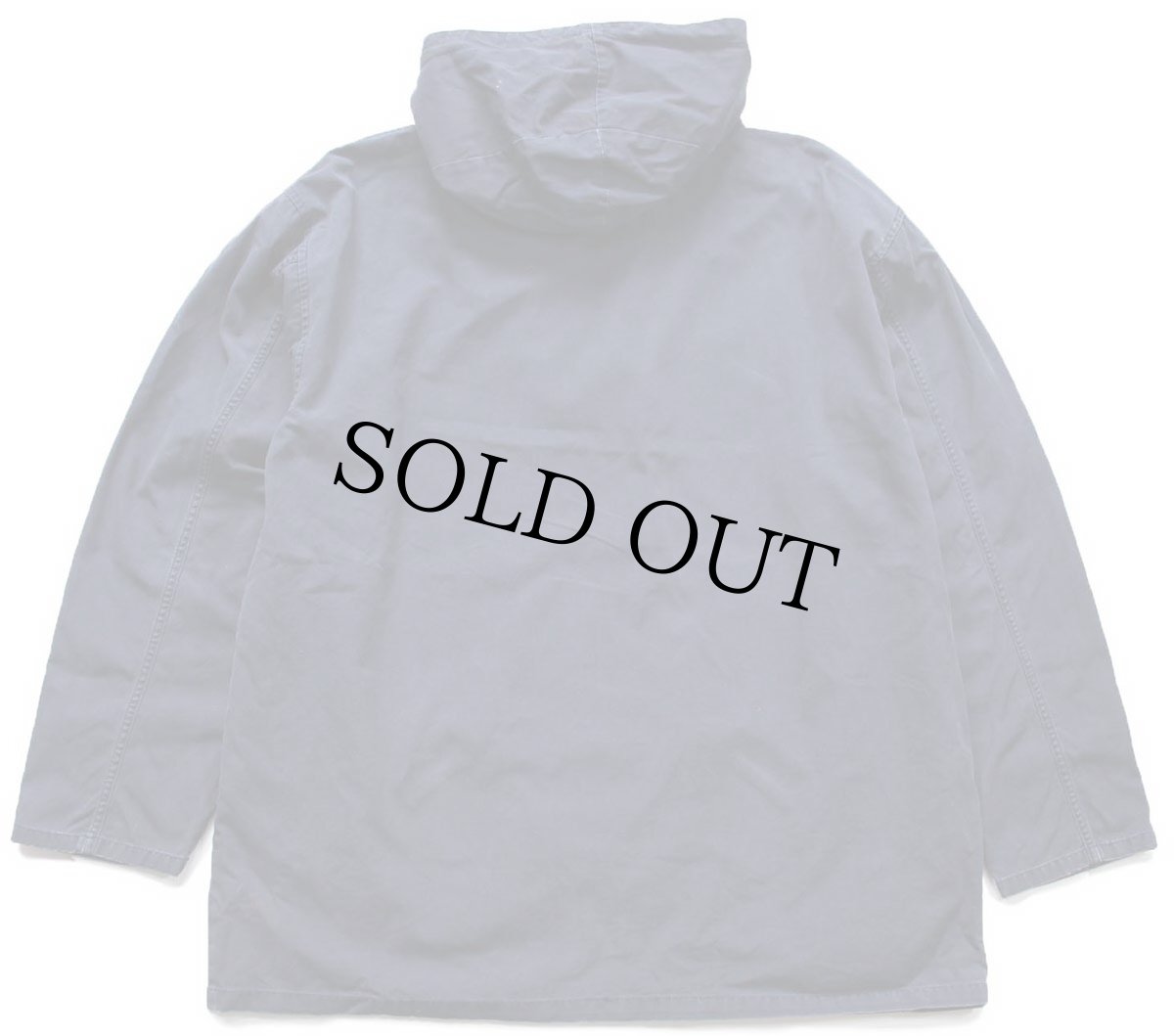 画像2: 90s J.CREW 無地 コットンパーカー 紺 フェード XLT (2)