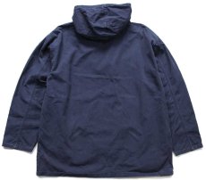 画像2: 90s J.CREW 無地 コットンパーカー 紺 フェード XLT (2)