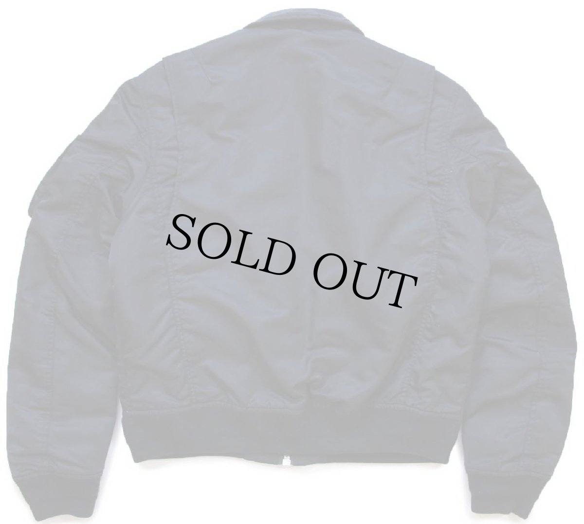 画像2: Schottショット ARMY TYPE-U パッチ付き キルティングライナー ナイロン フライトジャケット 黒 M (2)