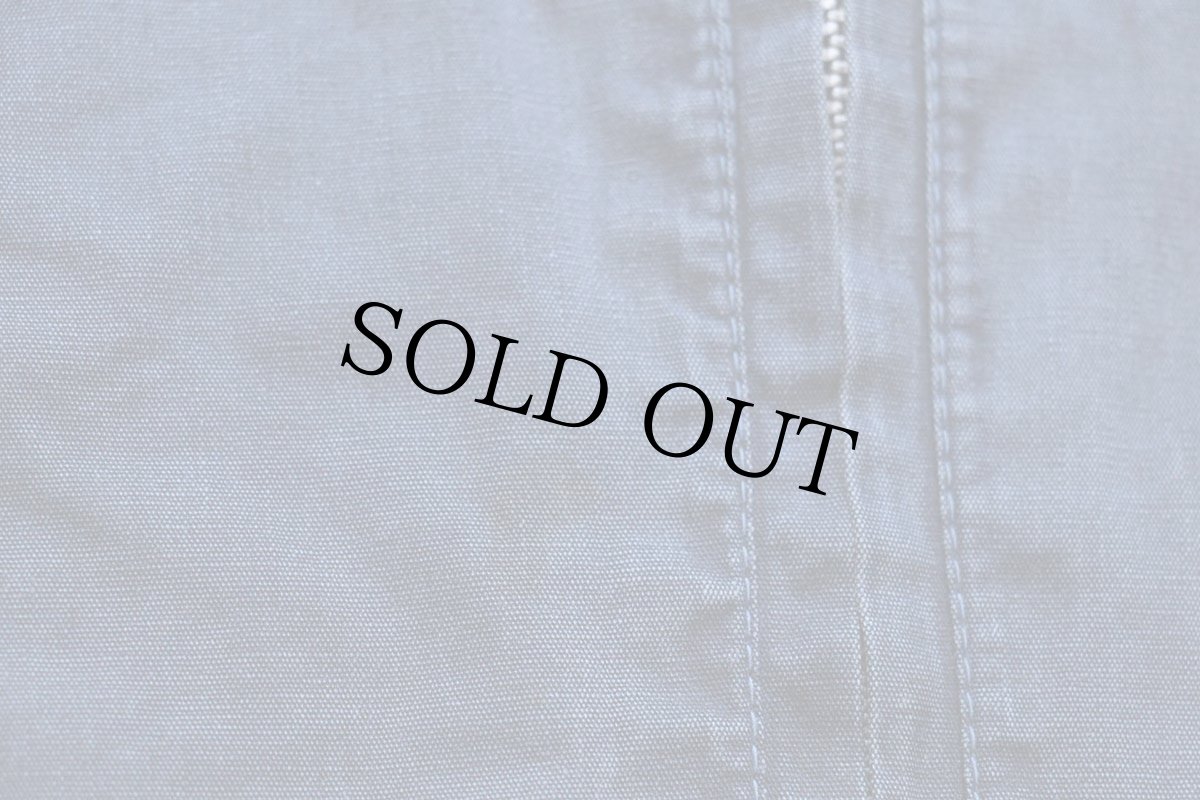 画像6: 00s GAPギャップ ハーフジップ プルオーバー コットン アノラックパーカー 紺 フェード M (6)