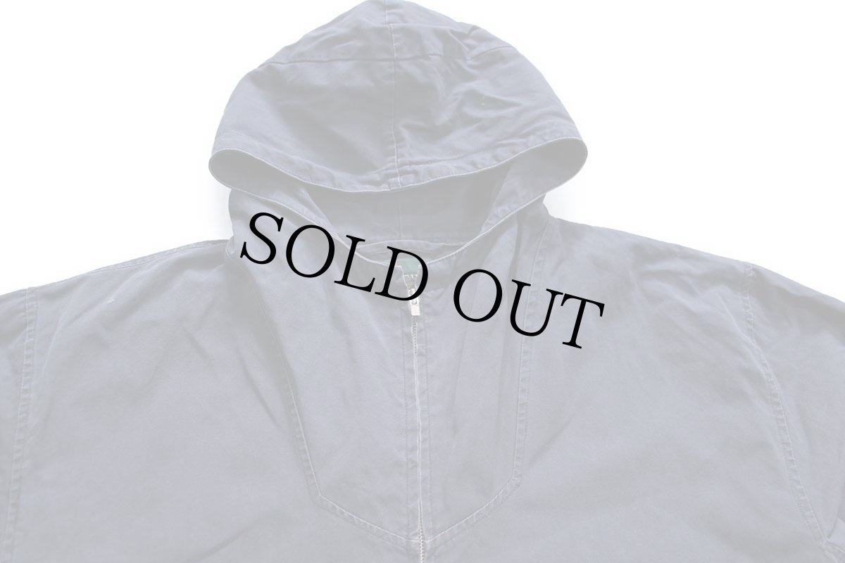 画像3: 90s J.CREW 無地 コットンパーカー 紺 フェード XLT (3)