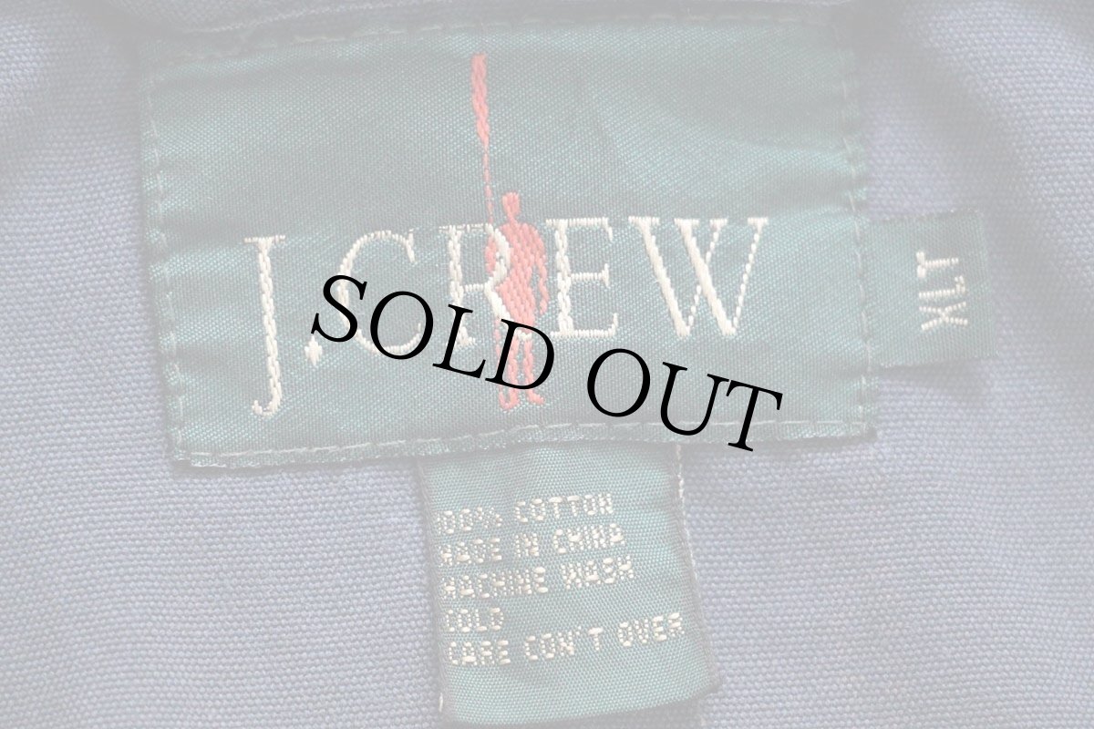 画像4: 90s J.CREW 無地 コットンパーカー 紺 フェード XLT (4)