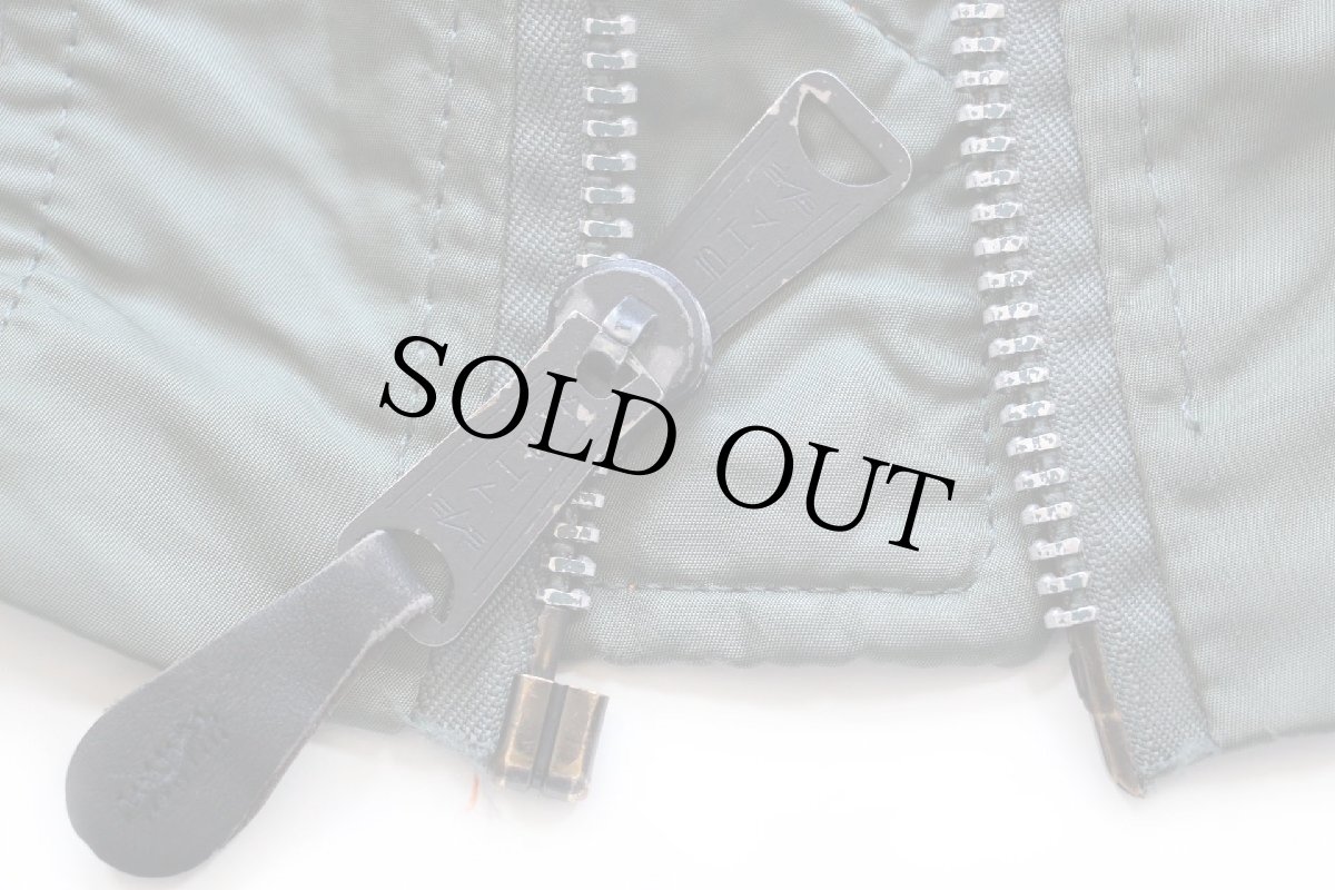 画像6: 90s USA製 ALPHAアルファ MA-1 フライトジャケット オリーブ M (6)