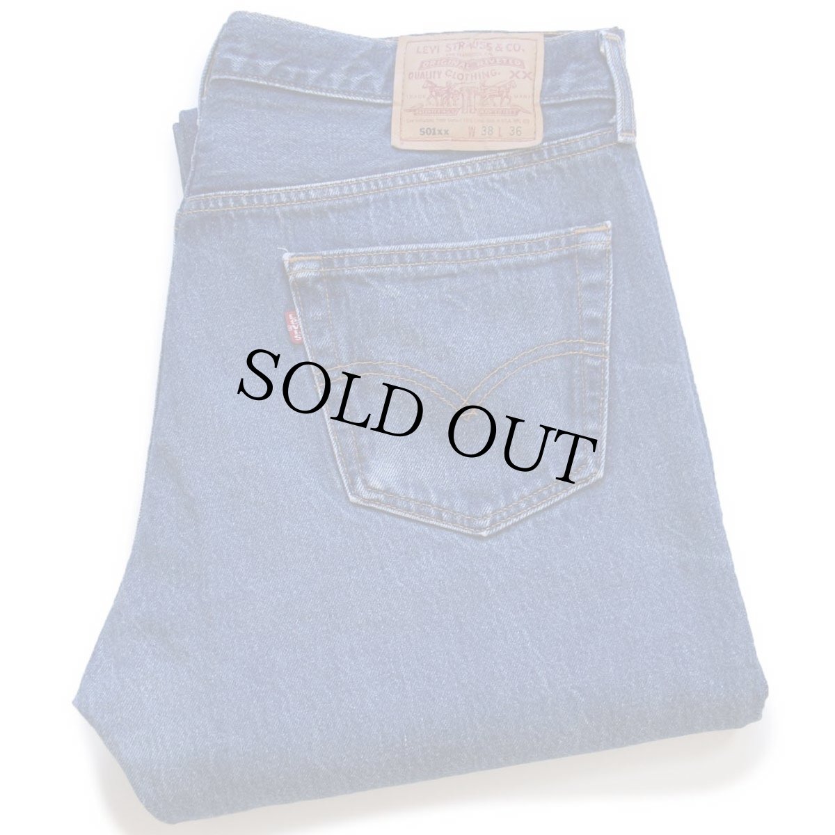 画像1: 90s USA製 Levi'sリーバイス 501 デニムパンツ w38 L36★148 (1)