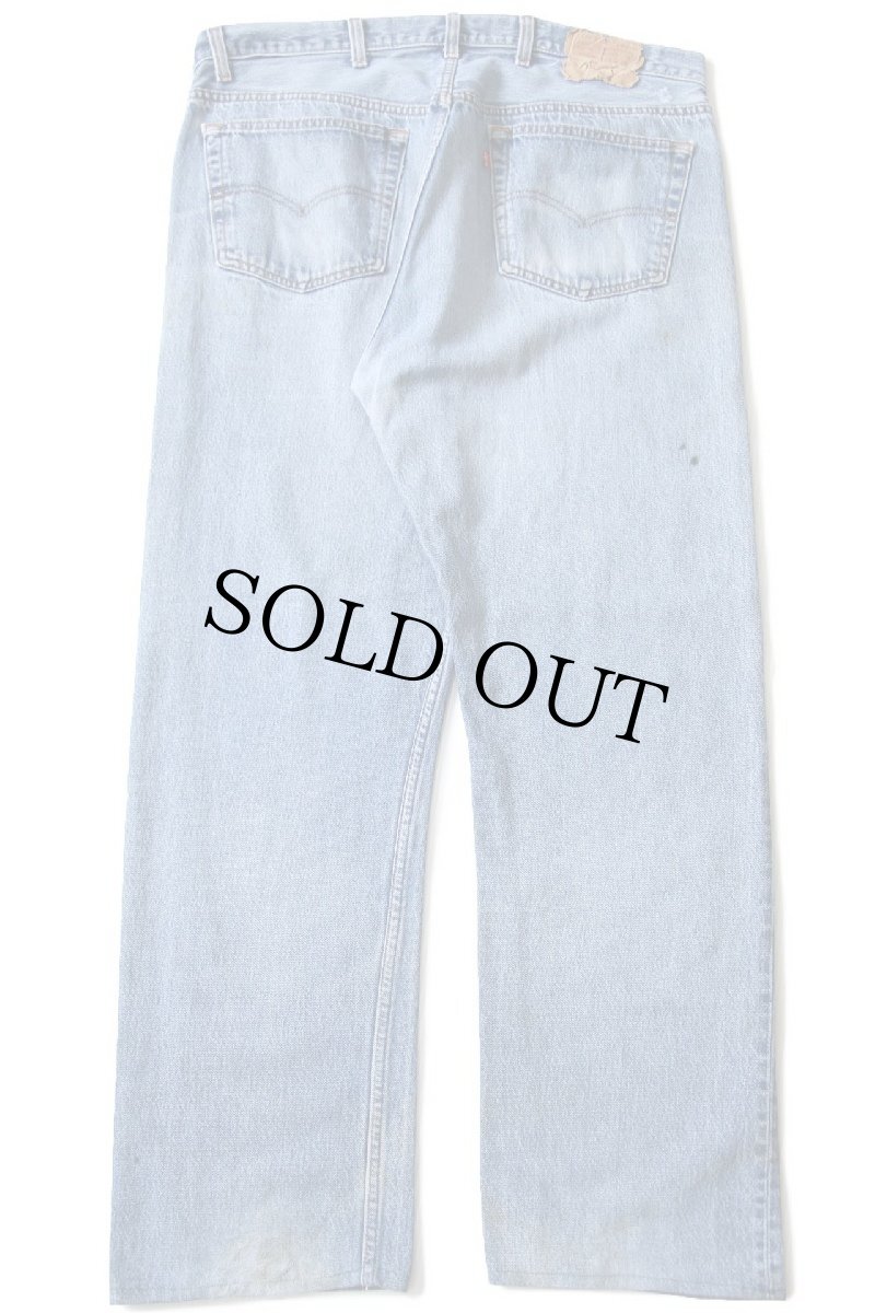 画像3: 80s USA製 Levi'sリーバイス 501 デニムパンツ ヒゲ w42★152 (3)