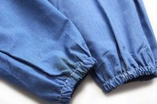 画像8: 70s WETHERFIELD ポリエステル×コットンパーカー ブルー L (8)