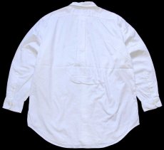 画像2: 00s ラルフローレン CLASSIC FIT ワンポイント ボタンダウン コットンシャツ 白 16.5★64 (2)