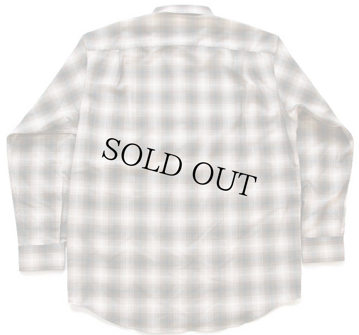 画像3: デッドストック★00s メキシコ製 SIR PENDLETON Heritage サーペンドルトン オンブレチェック ボタンダウン ウーステッド ウールシャツ M (3)