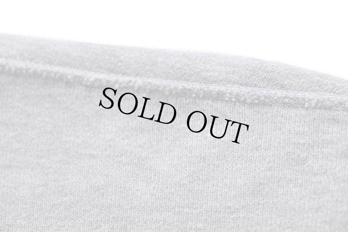 画像6: 50s USA製 RUSSELLラッセル 無地 前V コットン スウェット 杢グレー M★ブランク (6)