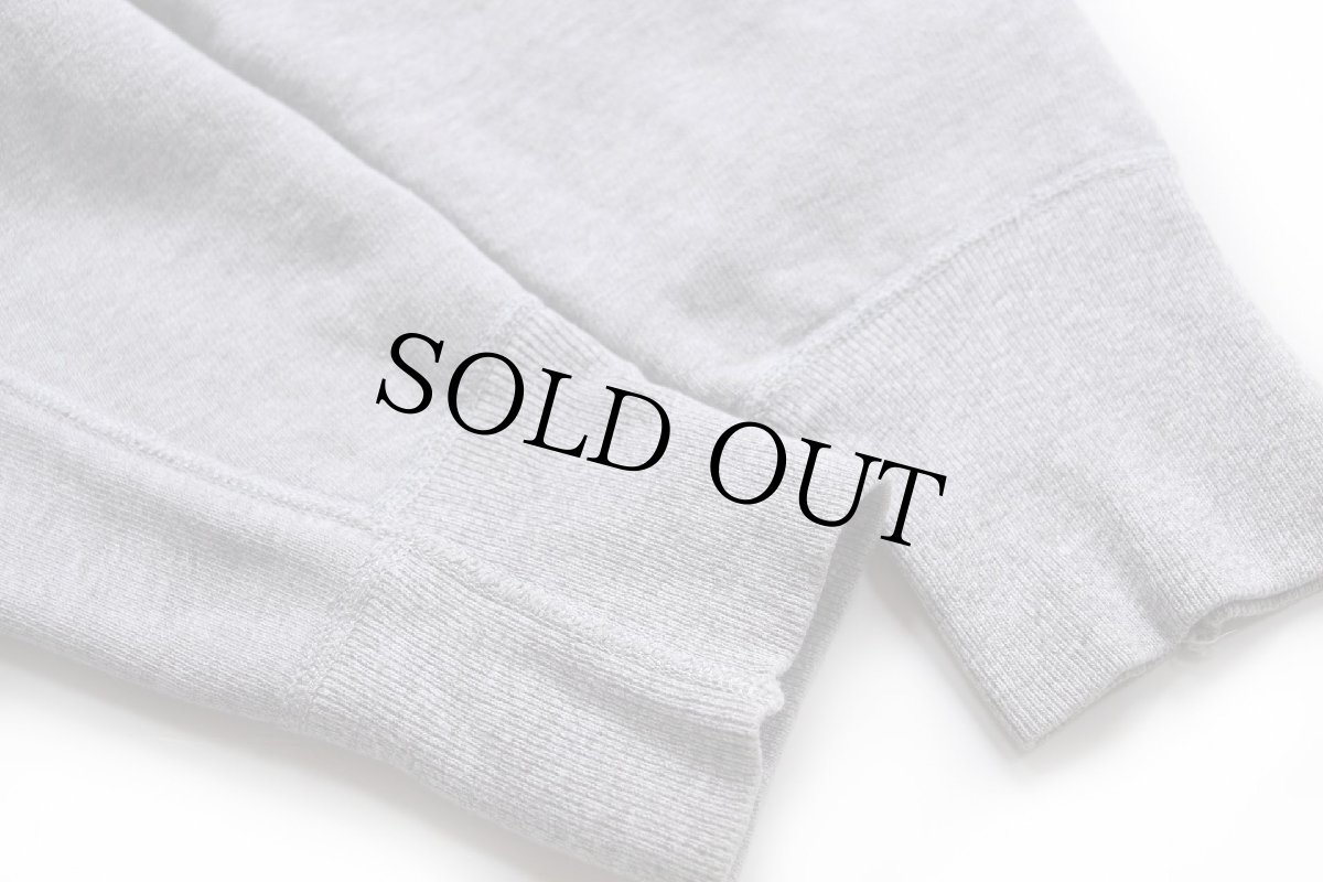 画像5: 50s USA製 RUSSELLラッセル 無地 前V コットン スウェット 杢グレー M★ブランク (5)