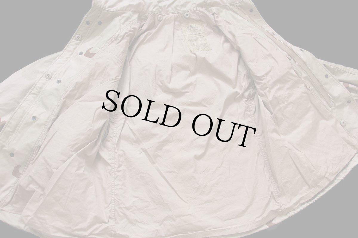 画像5: 80s 米軍 U.S.ARMY パッチ付き デザートカモ M-65 フィールドジャケット M-S (5)