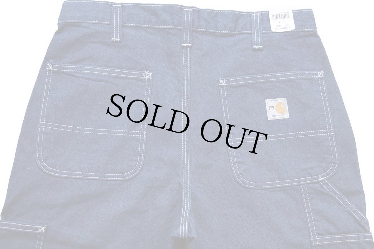 画像5: デッドストック★メキシコ製 carharttカーハート FR デニム ペインターパンツ W32 L32 (5)