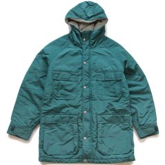 80s L.L.Bean USA製 ナイロン アノラックパーカー エルエルビーン 希少色☆USA製☆80s LL BEAN☆L☆アノラックパーカー☆カーキグレー
